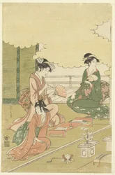Women in an Outdoor Room