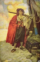 Buccaneer of Hispaniola in the Caribbean