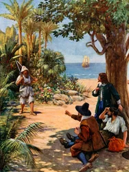 Illustration for Robinson Crusoe