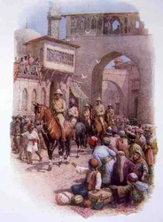 Lord Allenby Entering Jerusalem Through the Jaffa Gate