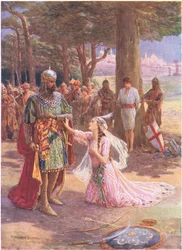 The Princess Approached Her Father, from 