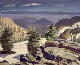 Mountain Vista, at Lassen Volcanic National Park, 2000
