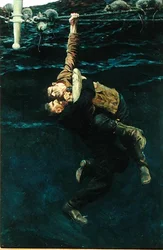 He Lost his Hold and Fell, Taking Me with him, from 