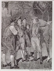 Paul Revere at Lexington, from Harper