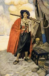 The Buccaneer was a Picturesque Fellow, Early 20th Century (Book Illustration)