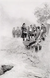 The Burial of Braddock, illustration from 