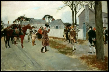 The Meeting of Greene and Gates at Charlotte, N.C., from 