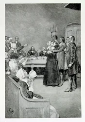 The Trial of a Witch, illustration from 