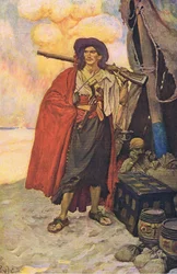 The buccaneer was a picturesque fellow, from Howard Pyles Book of Pirates