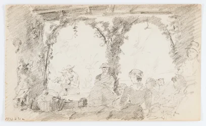 Untitled (Seated Figures and Musicians)