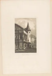 View of a House with Tower in Nuremberg (Fragments of Landscapes)