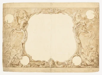 Design for an Ornamental Border, Used for the Surround to the General Chart in John Pine