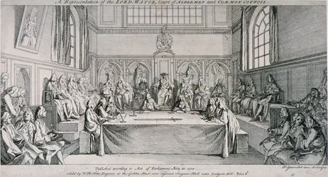 Meeting in the Guildhall Council Chamber, City of London
