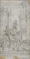 Study for Vignette-Frontispiece in Charles-Simon Favart