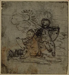 Study for Vignette-Frontispiece of Tacitus "Tiberius, or The First Six Books of the Annals", Vol. 1