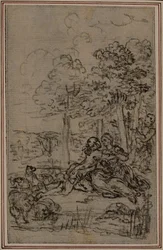 Study for Vignette in Fontenelle