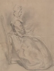 Study of a Seated Lady