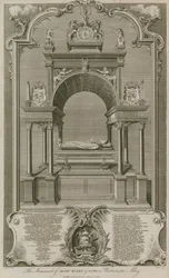 The monument of Mary Queen of Scots