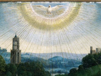 Detail from the Adoration of the Mystic Lamb
