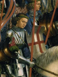 St. George, from the Knights of Christ, from the Left Side of the Ghent Altarpiece (detail)