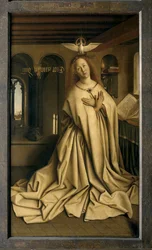 The Angel Gabriel passes the Message to Maria (detail)