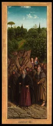 The Hermits, from the right side of the Ghent Altarpiece