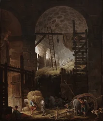 Interior of the Villa Giulia with Haymakers