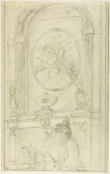Interior with a Couple Before a Chimney-Piece