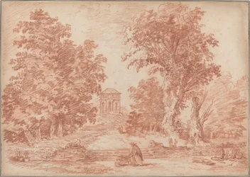 Italian Park with a Tempietto