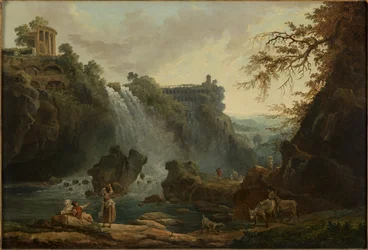 The Cascatelles of Tivoli, in 1776