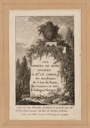 Plate One from Evenings in Rome