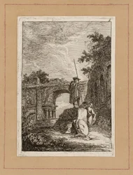 Plate Eight from Evenings in Rome