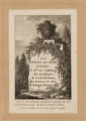 Plate One from Evenings in Rome