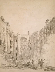 Ruins of the Opera After the Fire of 1781