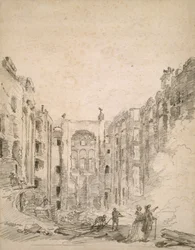 Ruins of the Opera After the Fire of 1781