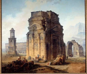 View of the Arc de Triomphe and the Theatre of Orange