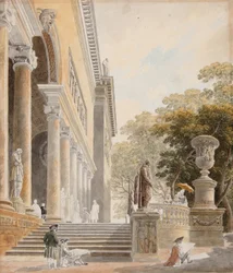 View of the Villa Medici