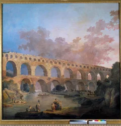 View of the Pont du Gard