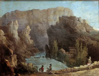 View of the fountain Vaucluse