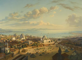 Constantinople from the Fire Tower of Beyazit