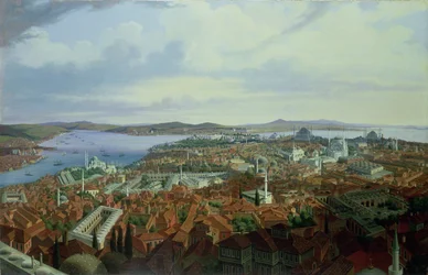 Panorama of Constantinople from the Süleymaniye Mosque, 1844