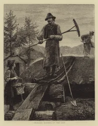 Charcoal Burners in the Alps