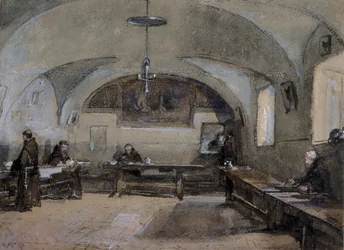Interior of the Capuchin Convent at Albano