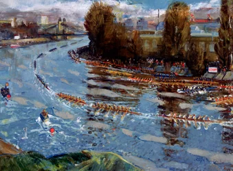 Head of the River for Schools, Rowing Race on the Thames, London, after c1925