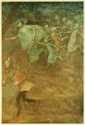 Enter Sir Hugh Evans, Anne Page, and others, from The Merry Wives of Windsor