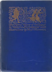 Front cover design, illustration from The Merry Wives of Windsor