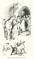 Illustration for Northanger Abbey by Jane Austen