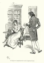 Illustration for Persuasion by Jane Austen