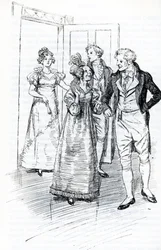 The Ball at the Inn of the Crown (illustration)