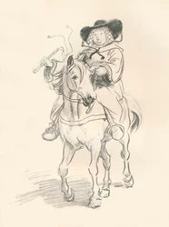 Preliminary Sketch for The Wife of Bath